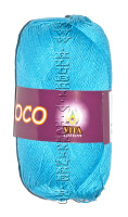 Пряжа VITA cotton "COCO" - (3878 - Голубая бирюза)