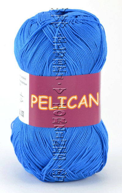 Пряжа VITA cotton "PELICAN" - (4000 - Ярко-голубой)