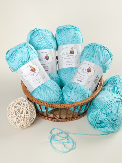 Пряжа &quot;Флоу&quot; (15 - Лазурное небо)