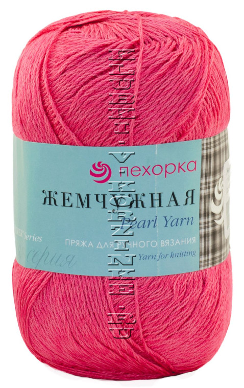 Пряжа Пехорка «Жемчужная» - (11 - Яр.розовый)
