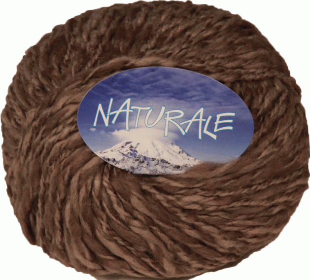 Пряжа итальянская "NATURALE"  (2 - Серо-коричневый меланж)
