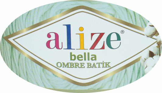 Пряжа Bella Ombre Batik Alize - (7403 - Оранж)