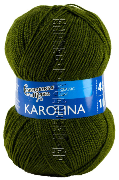 Пряжа Семеновская «Каролина» - (235 - Олива)