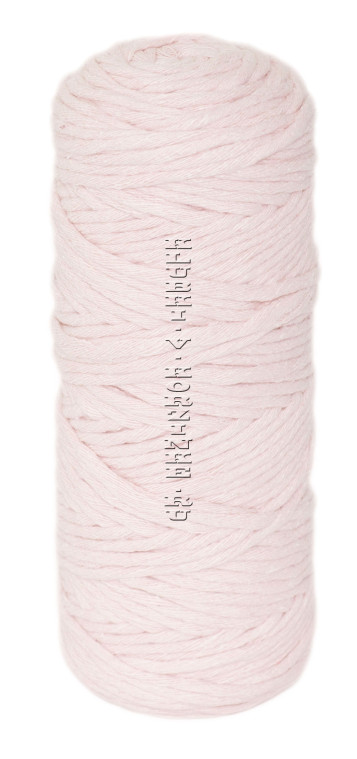 Шпагат крученый хлопковый 4 мм 100 м - (2194 - Пудровый)