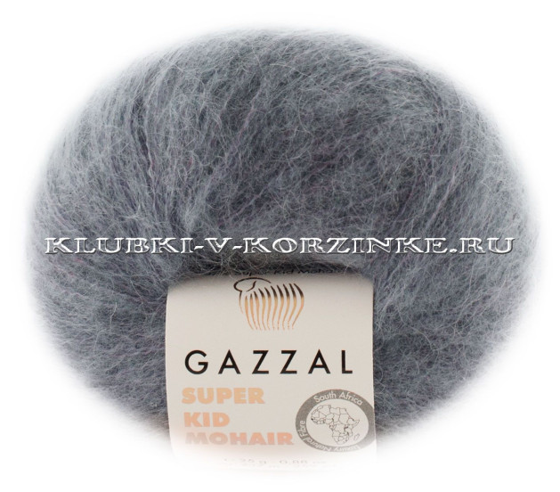 Пряжа Super Kid Mohair Gazzal - (64411 - Норка)