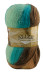 Пряжа ANGORA GOLD BATIK Alize - (4603 - Коричневый, беж, бирюзовый)
