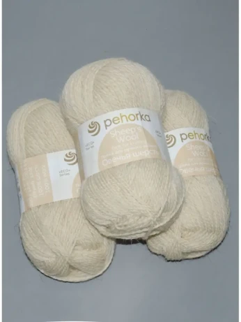 Пряжа Пехорка «Овечья шерсть» - (166 - Суровый)