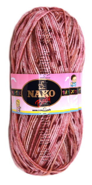 Пряжа NAKO "BAMBINO MATIC" - (9087 - Пыльная роза)