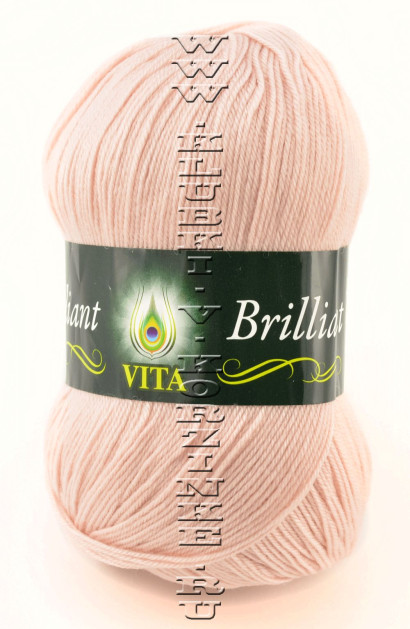 Пряжа VITA «BRILLIANT» - (4987 - Чайная роза)