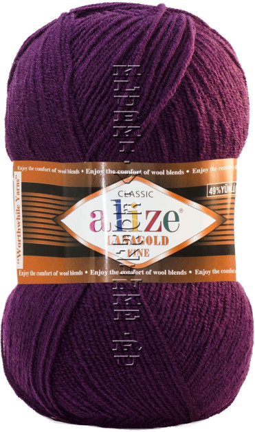 Пряжа Lanagold Fine Alize - (111 - Тёмная фуксия)