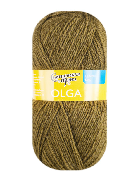Пряжа Семеновская «Ольга» - (1437 - Зел.янтарь)