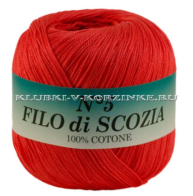 Пряжа Filo di Scozia №5 - (1069 - Коралловый)