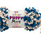 Пряжа Puffy More Alize - (6263 - Петроль, экрю)