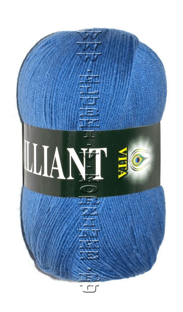 Пряжа VITA "BRILLIANT" - (4974 - Ярко-синий)