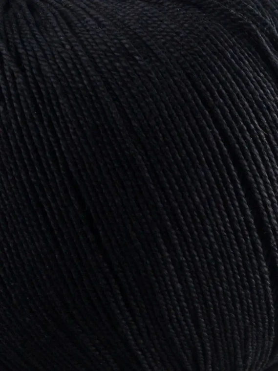 Пряжа Пехорка «Ажурная» - (02 - Черный)