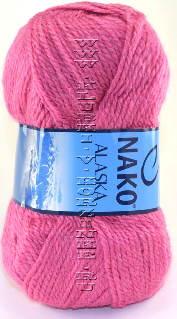 Пряжа Alaska Nako - (7107 - Ярко-розовый)