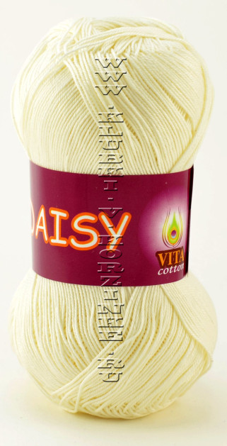 Пряжа VITA cotton  Daisy - (4403 - Экрю)
