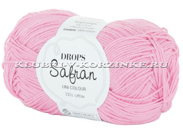 Пряжа Safran DROPS - (2 - Розовый)
