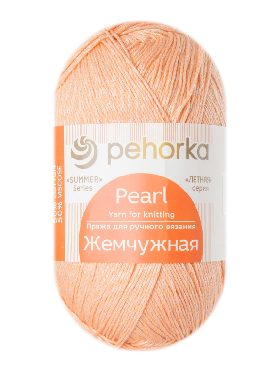 Пряжа Пехорка «Жемчужная» - (18 -  Персик)