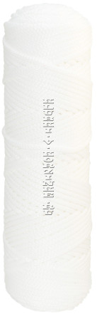 Шнур полиэфирный 4 мм 100 м - (171 - Белый)