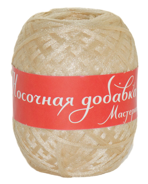 Пряжа "Носочная добавка" Мастерица (Св. беж)