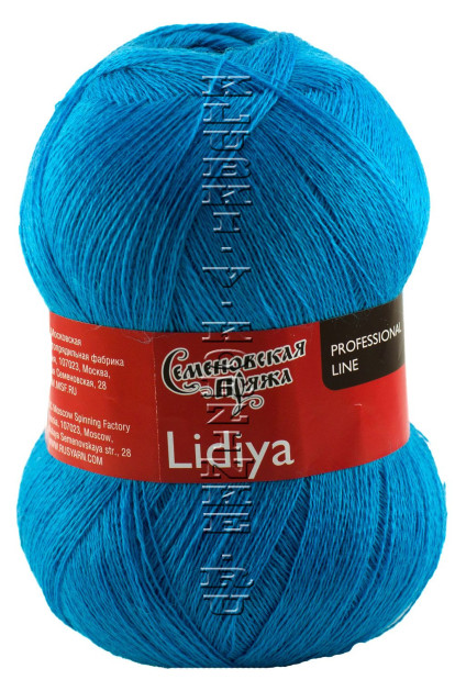 Пряжа Семеновская «Лидия ПШ» - (290 - Голубая бирюза)