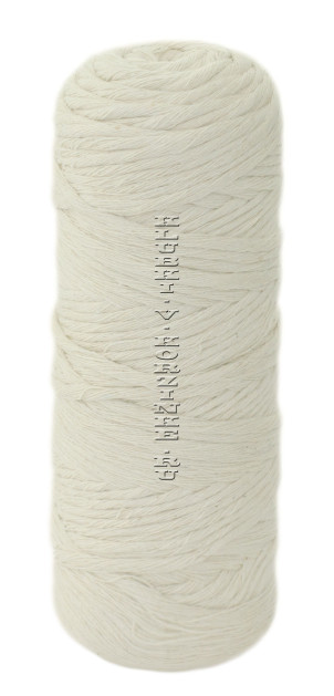 Шпагат крученый хлопковый 4 мм 100 м - (2112 - Неокрашенный хлопок)