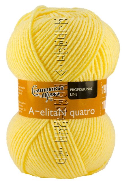 Пряжа Семеновская «АэлитаН кватро» - (772 - Шампанское)