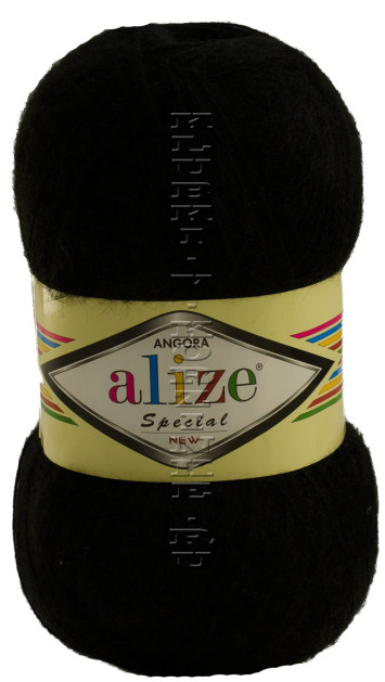 Пряжа Angora Special New Alize - (60 - Черный)