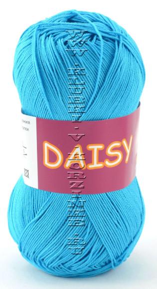 Пряжа VITA cotton Daisy - (4411 - Светлая голубая бирюза)