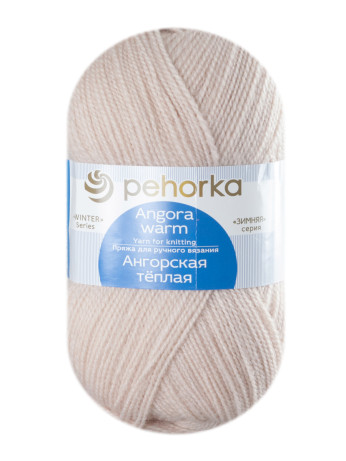 Пряжа Пехорка «Ангорская теплая» - (442 - Натуральный)