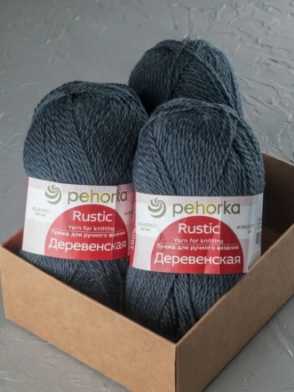 Пряжа Пехорка «Деревенская» - (35 - Моренго)