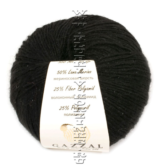 Пряжа GAZZAL (Газзал) "ARTIC" - (15 - Черный)