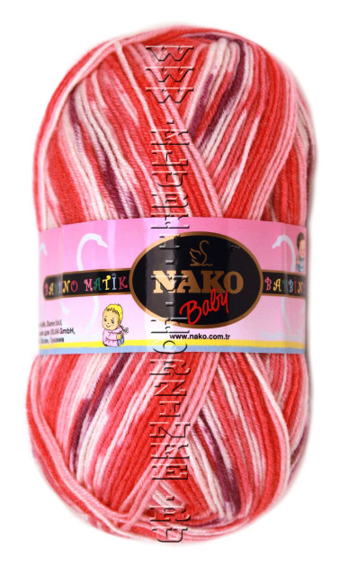 Пряжа NAKO "BAMBINO MATIC" - (9090 - Розово-сиреневый)