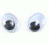 Глаза овальные с бегающими зрачками 20х15 мм (MEO-20х15 - черно-белые)