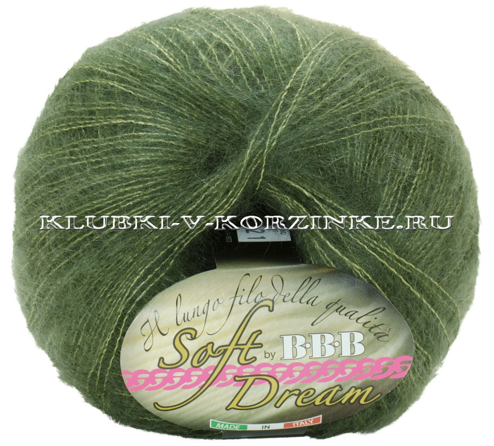Пряжа Soft Dream BBB - (27 - Мох) - купить в Москве по недорогой цене в ...