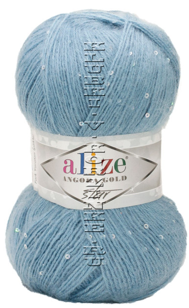 Пряжа Angora Gold Star Alize - (665 - Светлый джинс)