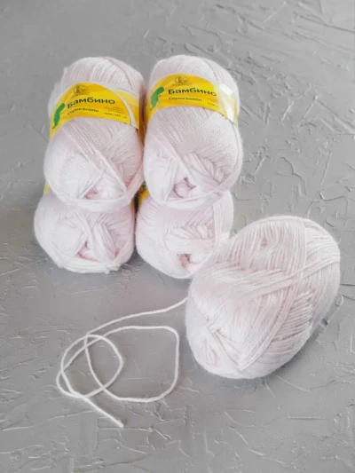 Пряжа Камтекс «Бамбино» - (293 - Розовый песок)