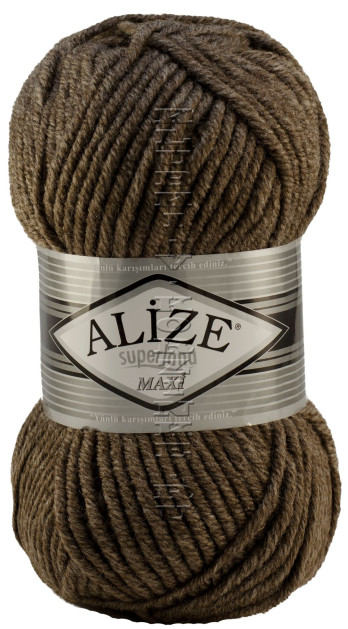 Пряжа Superlana Maxi Alize - (240 - Кофе с молоком)