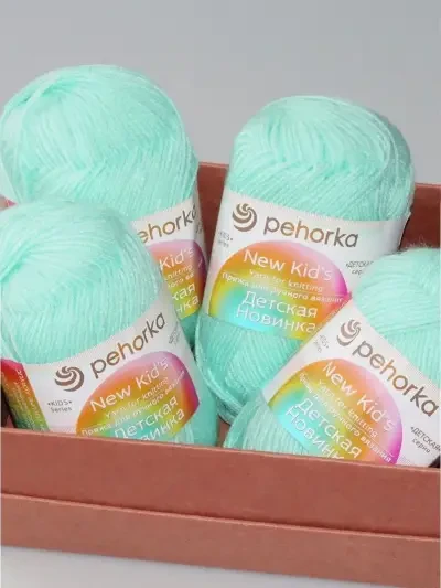 Пряжа Пехорка «Детская новинка» - (73 - Айсберг)