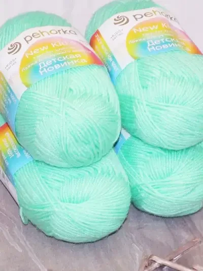 Пряжа Пехорка «Детская новинка» - (73 - Айсберг)