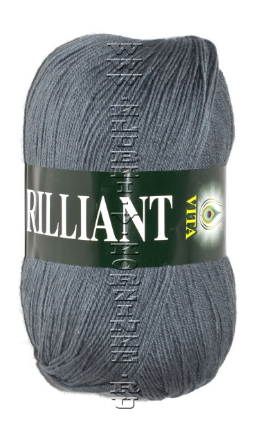 Пряжа VITA «BRILLIANT» - (4980 - Серый)