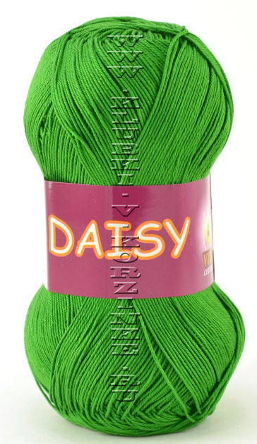 Пряжа VITA cotton  Daisy - (4408 - Зеленый)