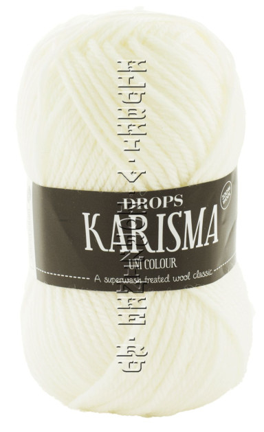 Пряжа Karisma DROPS - (19 - Белый)