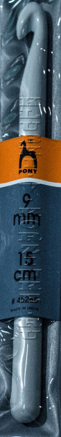 Крючок для вязания PONY №9 15 см