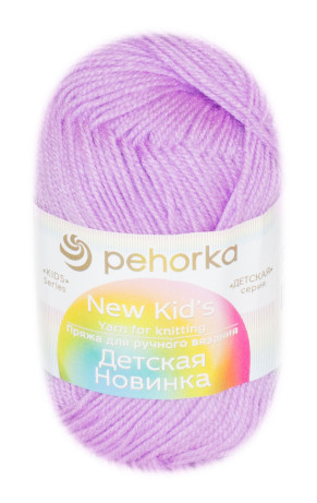 Пряжа Пехорка «Детская новинка» - (389 - Св.фиалка)