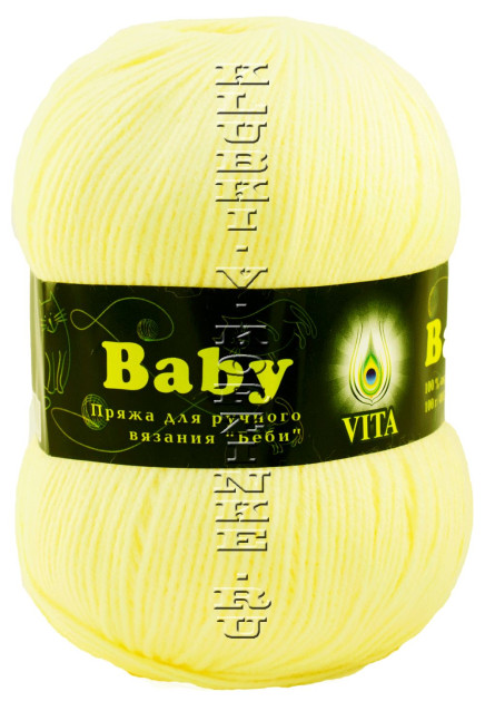 Пряжа VITA «BABY» - (2901 - Светло-желтый)