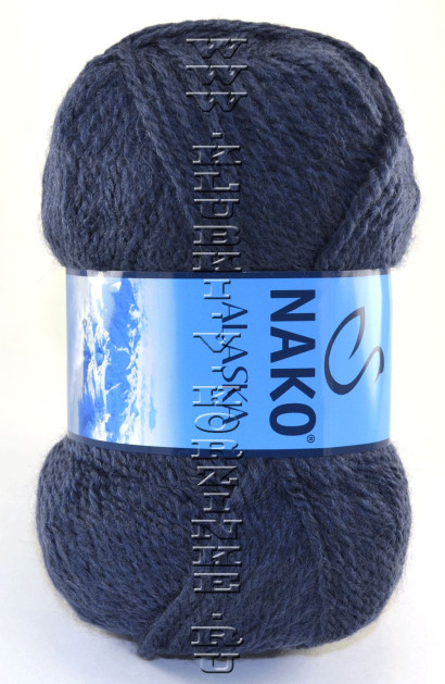 Пряжа Alaska Nako - (7114 - Темно-серо-голубой)