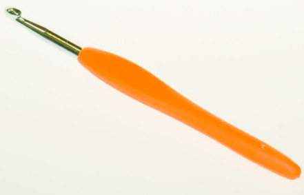 Крючок металлический № 6,0 с каучуковой ручкой 13,5 см                