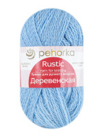 Пряжа Пехорка Деревенская - (05 - Голубой) 